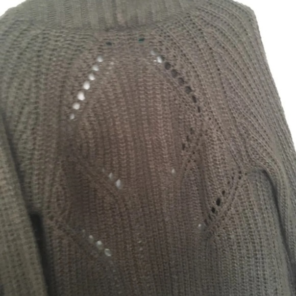 Rue 21 Olive Chunky Cardigan - Picture 2 of 3